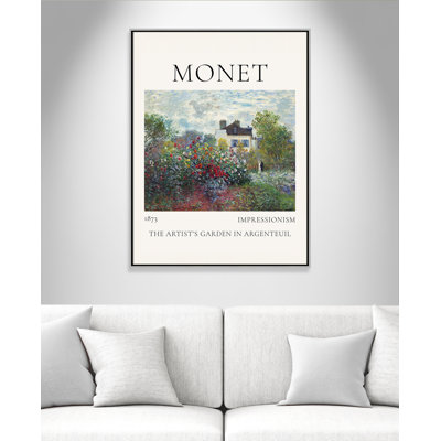 Old Masters Collection "Artists Garden in Argenteuil" Print