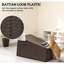 Jardinières en polypropylène durable, style rotin, pour une décoration intérieure et extérieure moderne