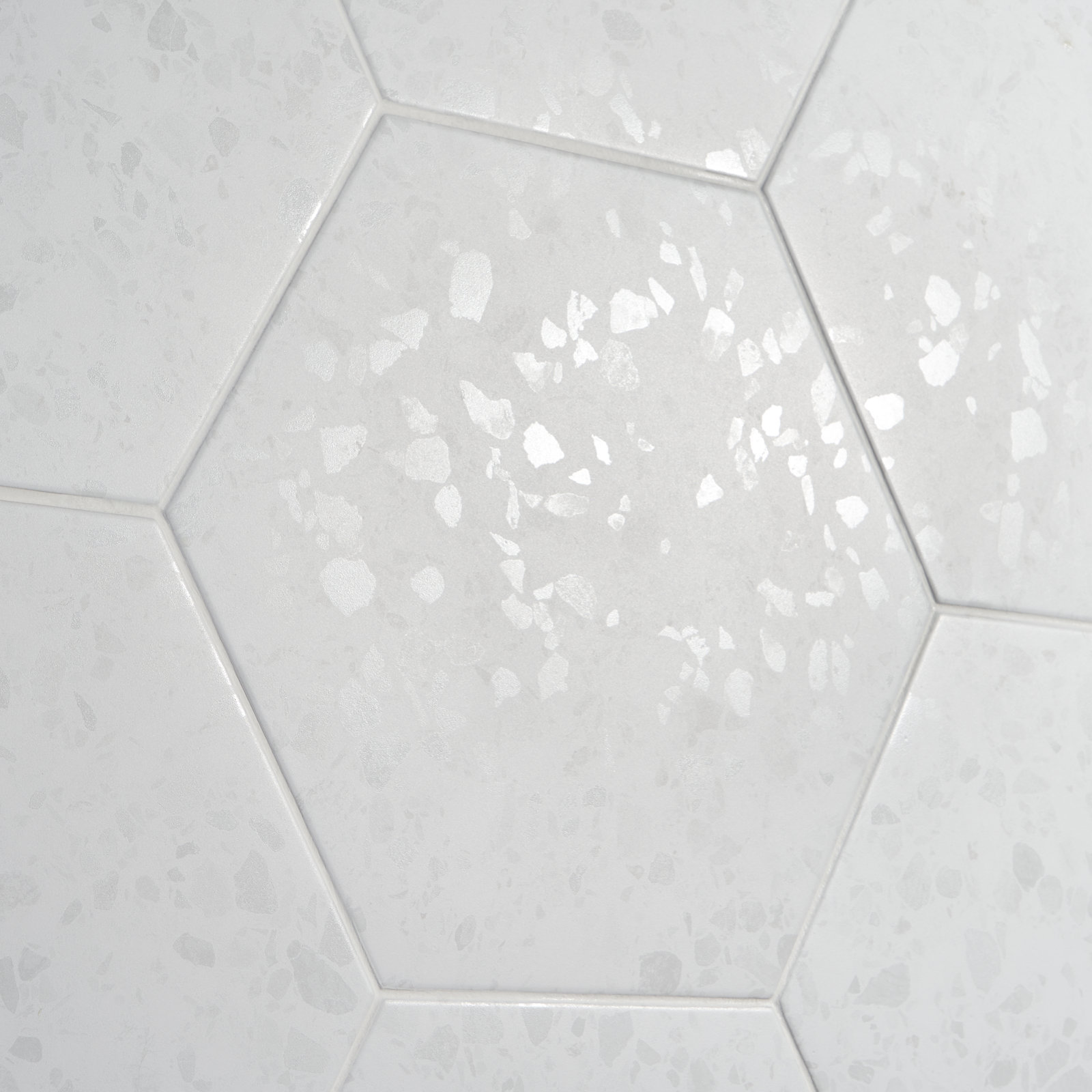 Firenze 13" x 15" Porcelain Tile, White