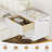 Fluted Nightstand With 2 Drawers-1828503722