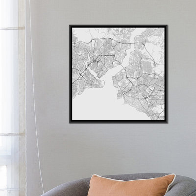 « istanbul routes », impression sur toile tendue encadrée