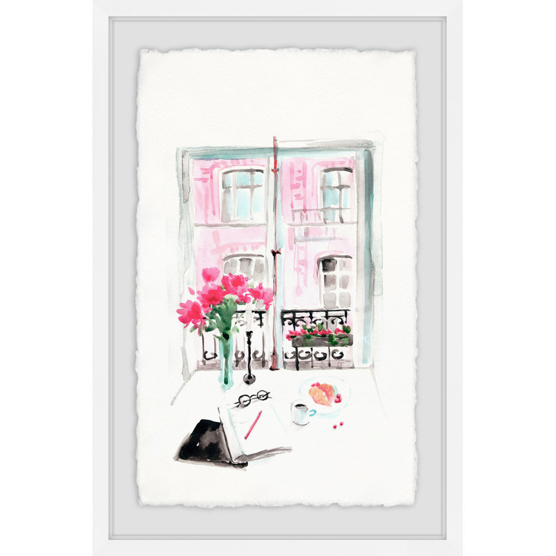Window View - Single Picture Frame Painting, 45cm H x 30cm W
