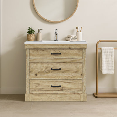 47mm Single Bathroom Vanity with Undermount Ceramic Basin