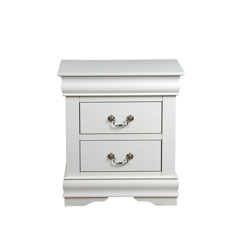 Table de chevet moderne pour chambre blanche: et option attrayante avec tiroirs spacieux