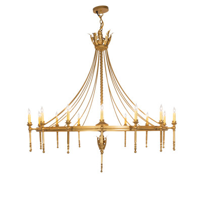 56" Wide Amaury 16 Light Chandelier