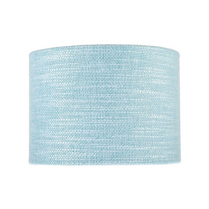 18 cm H Drum Lamp Shade ( No Direct Attachment Method ) in Blue