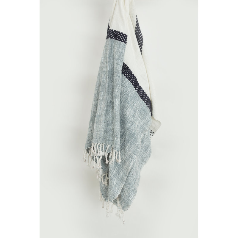 Jeté , Bleu marine / blanc