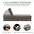 Laguna Outdoor Patio Chaise Lounge Chair, Luxury Recliner With 6-Position Backrest & 5-Inch Thick Cushions And Side Table-978315363