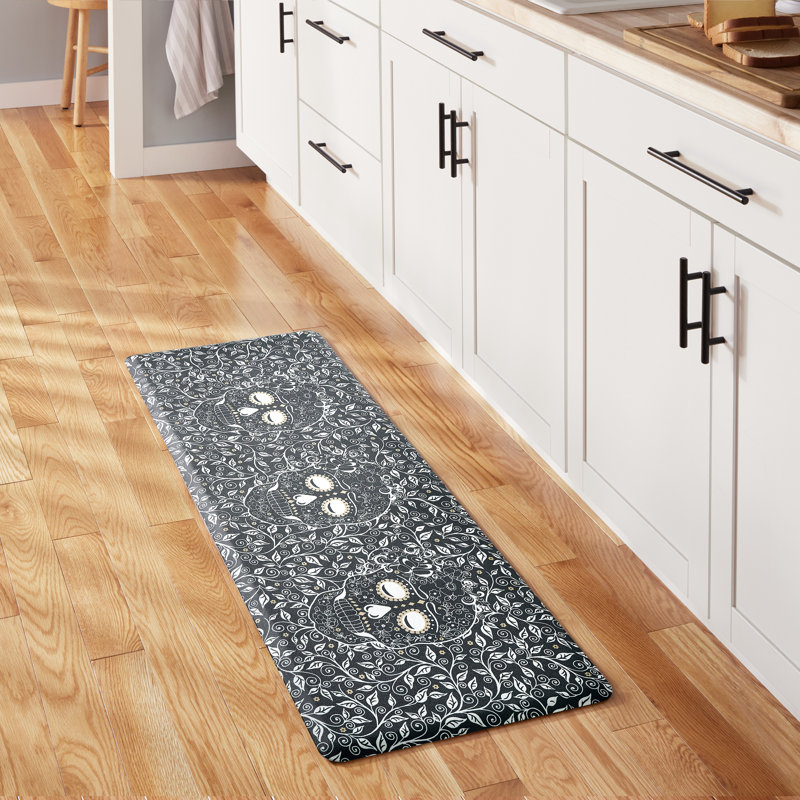 Tapis de couloir antidérapant FIESTA, Noir / Blanc / Beige
