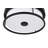 Ashok 12 inch LED Flush Mount in Black