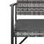 Pia Metal/Wicker Outdoor Bench-355766666-355766669