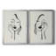 Day Dreamer I - Ensemble de 2 reproductions d'art sur toile encadrées-433786507-433786517