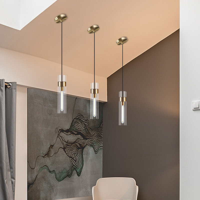 Luminaire suspendu 1 lumière Luxury, Laiton