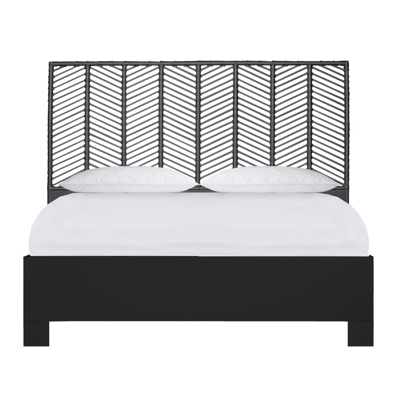 Liam Collection Bed, King, Black