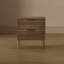 Ensemble de chambre à coucher avec commode et table de chevet 2 pièces Avira-129721385