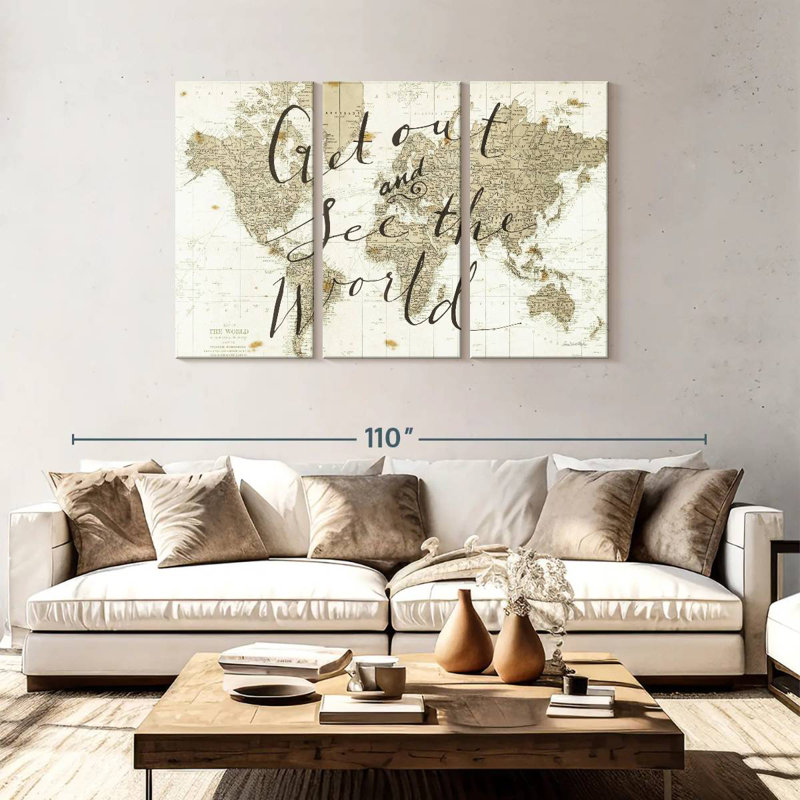 Get Out And See The World Map