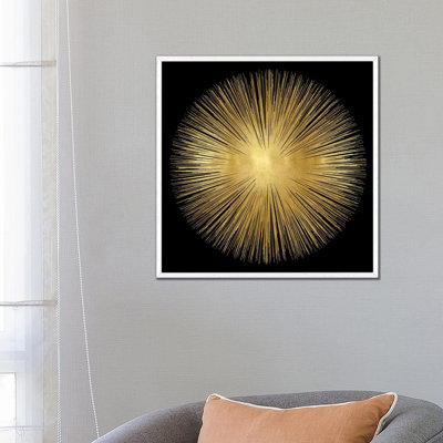 Sunburst 1 Piece Wall Art on Canvas