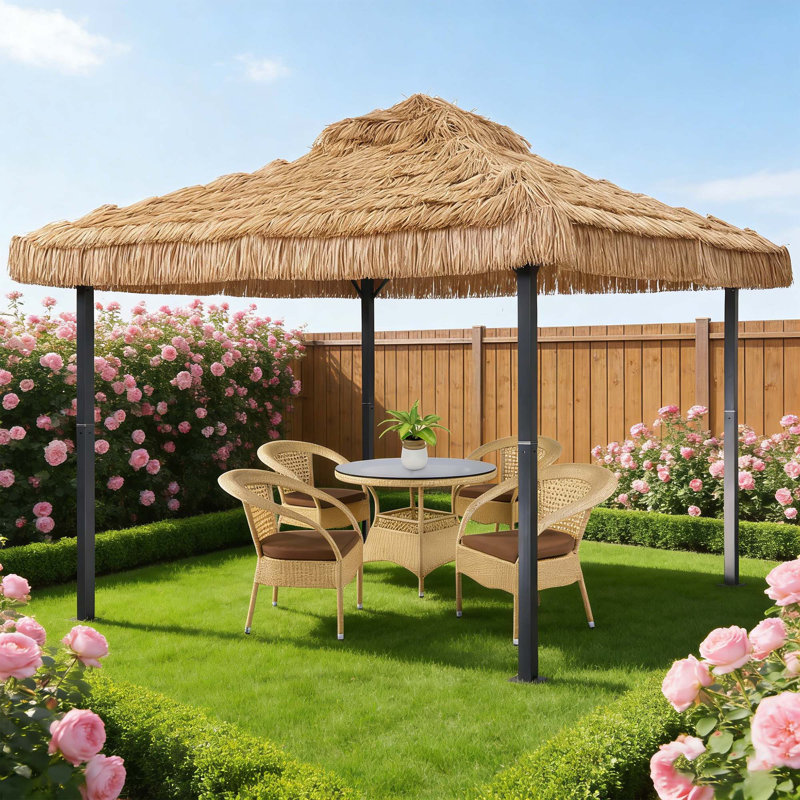 Pavillon de jardin Tiki 10 pi x 10 pi