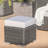 Enjoy Outdoors With Lounge Delight Piece - Grey+Silver, Pe & Iron, Waterproof Material Relax In Great Grey Silver, +Iron, Waterproof, 7.95 Lb