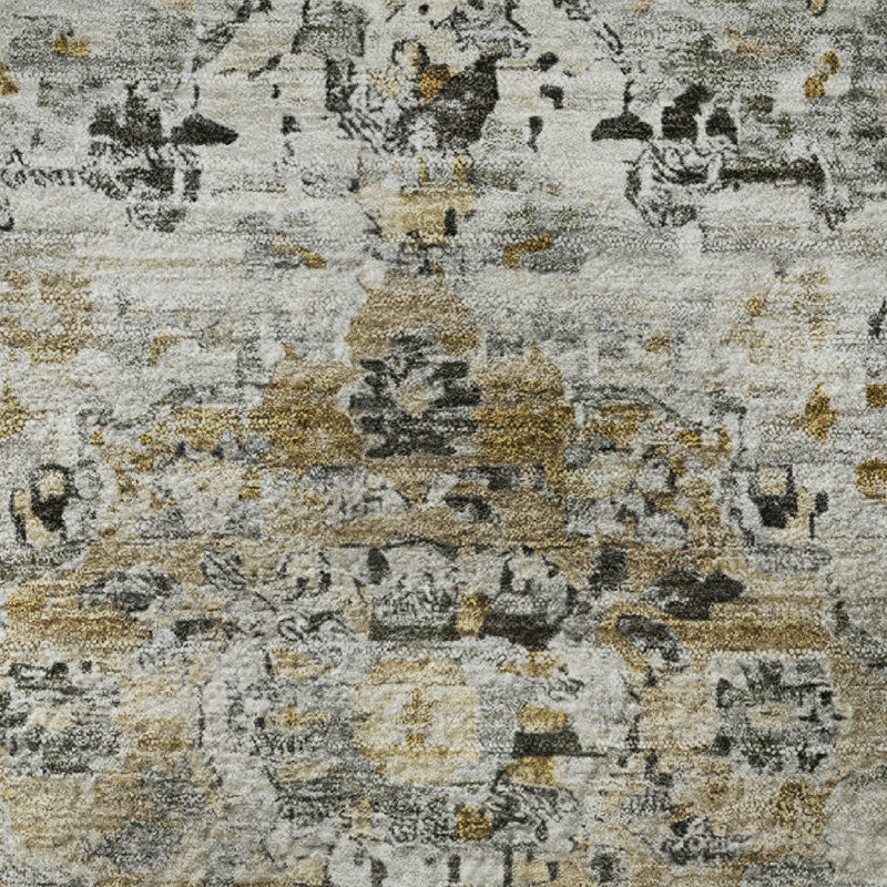 Premium Machine Washable Ashington AMF1832 Global Rug, Runner 2'3" x 7'6"