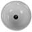 Nantucket Sinks Brant Point 16.75'' White Vitreous China Circular Bathroom Sink with Overflow