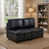 Black Faux Leather sélectionné