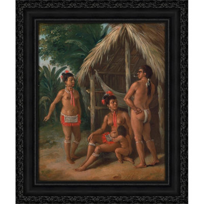 A Leeward Islands Carib Family Outside A Hut (ca. 1780)