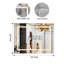 Miroir de salle de bain 32x24inch avec brouillard à DEL, intensité variable, 3 températures de couleur, fixation murale, luminosité réglable brillante, 3000 6000k, accessoire