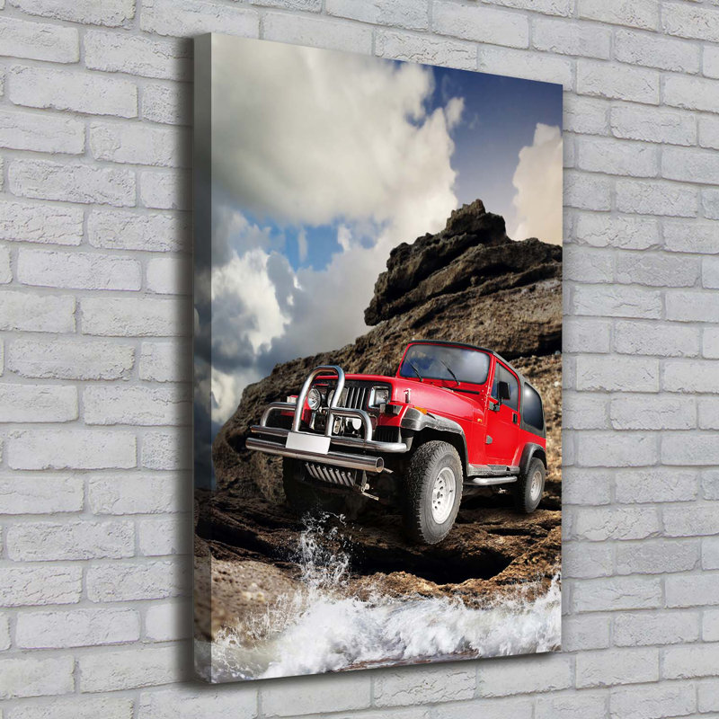 Off-Road Car - Wrapped Canvas Print