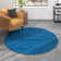 Crowe Handmade Wool Dark Blue Area Rug