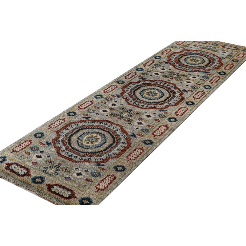 Oriental Area Rug in Gray