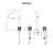 Ruvati Fabio Two Handle Widespread Fluted Knob Arc Round Neck Bathroom Faucet in Brushed Gold