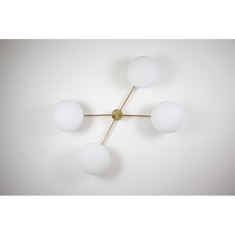 4 - Light 28'' in , 28"W x  9"H