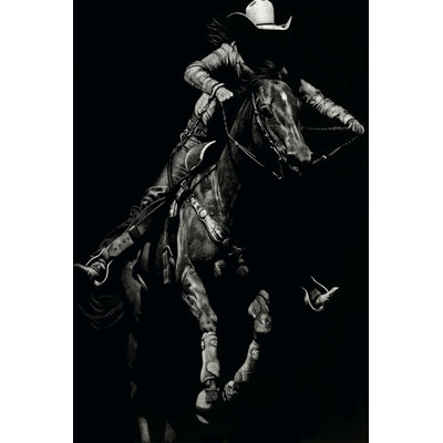 " Scratchboard Rodeo IV "