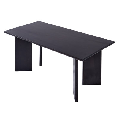 70.86" W Rectangular Solid Wood Dining Table