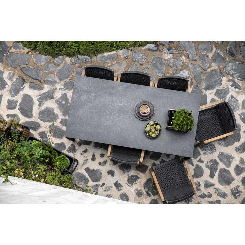 Aspect Outdoor Teak Dining Table, 29.2" H x 110.3" W x 39.4" D