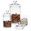 Ensemble de 3 pots en verre transparent intérieur / extérieur Ralphs