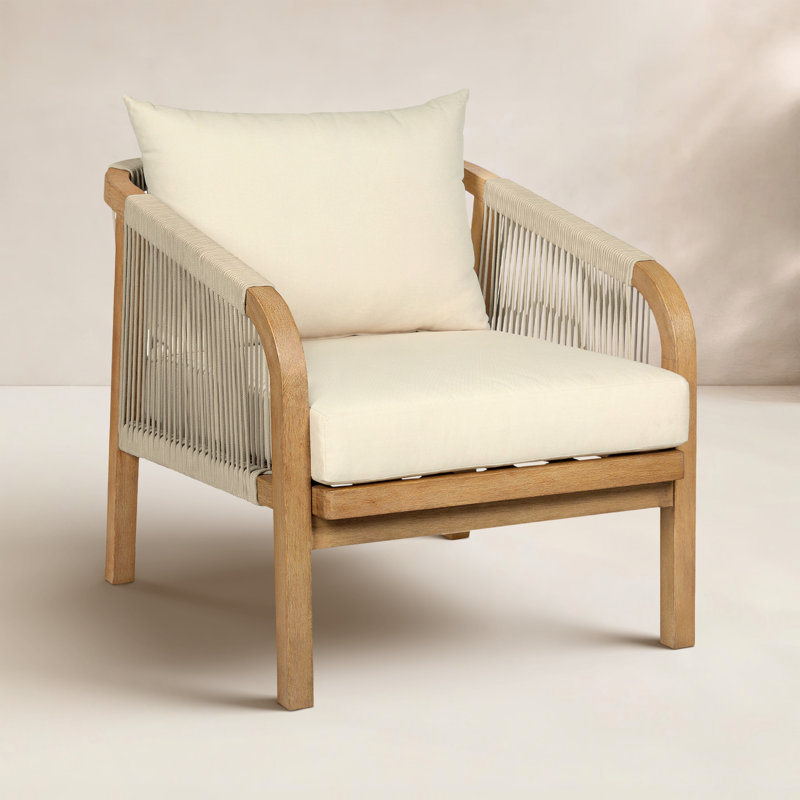 Chameli Wood Outdoor Lounge Chair