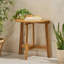 Table bistro pliante d'extérieur en bois d'acacia