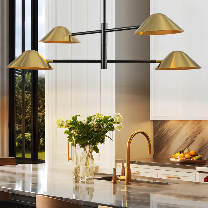 Clearmont 4-Light Chandelier, H 9,8 po x l 39 po x P 39 po