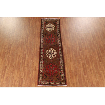 Tapis de couloir brun 3x11
