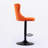 Adjustable Orange - 25-33 Inch Height, 17.7" Base, Back For Comfort, Home Pub And Kitchen Island, 2 Pieces Comfortable Velvet With Seat, 17.7 Base Kitchen, Of
