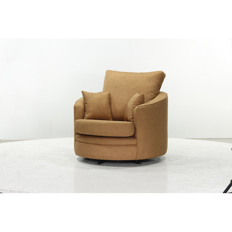 Baerl Upholstered Swivel Club Chair