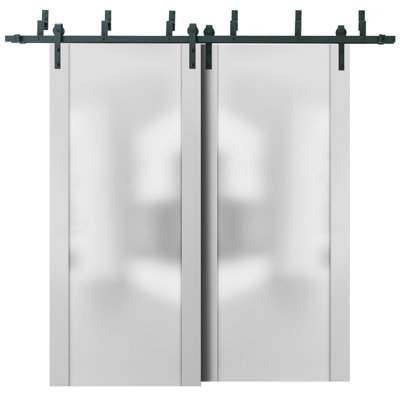 Portes coulissantes en verre givré Planum