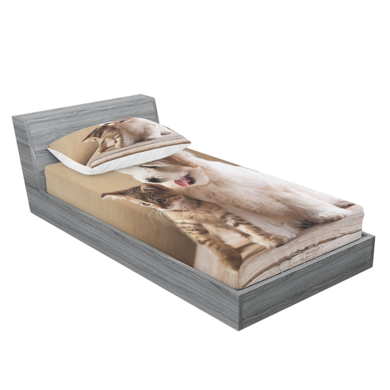 Microfiber Sheet Set, Twin XL Sheet Set with Fitted Sheet