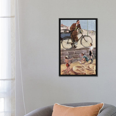 " Cycling In The Sand " by Hemingway Design