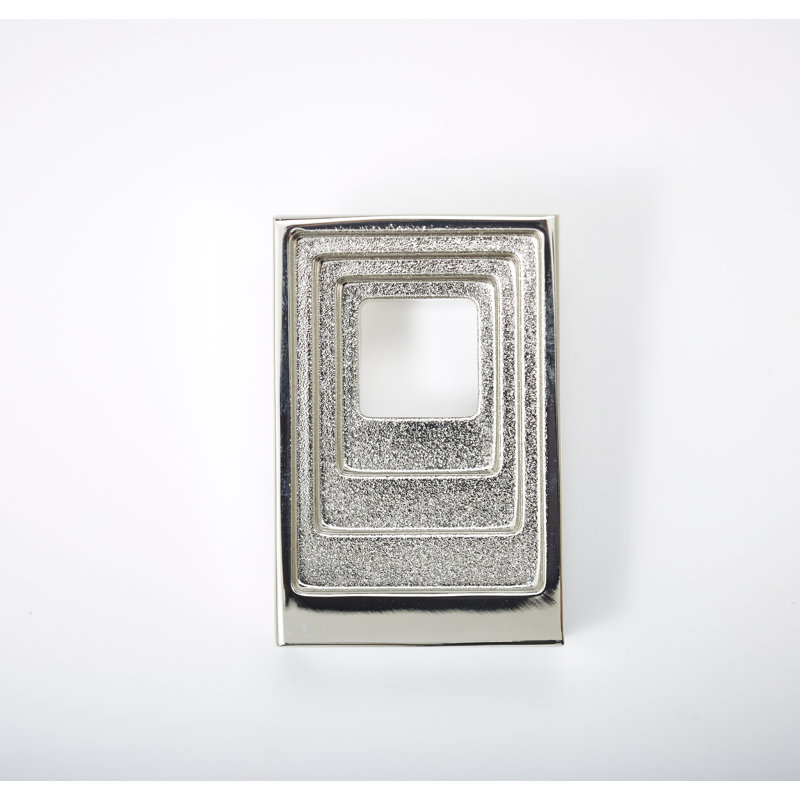Step Geometric Knob, Polished Nickel