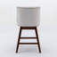 Ensemble de 2 tabourets pivotants à hauteur de comptoir, tabourets de bar rembourrés à hauteur de siège H 26 po-1959537502