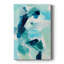 Teal Composition I - reproduction sur toile tendue-2087238642