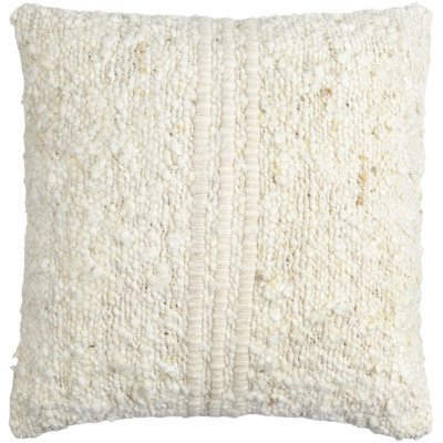 Neutral Cotton Throw Square Pillow